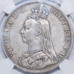 1889 Crown (NGC VF 30) - Victoria British Silver Coin