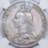 1889 Crown (NGC VF 30) - Victoria British Silver Coin