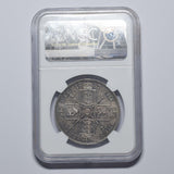 1887 Double Florin (NGC MS 61) - Victoria British Silver Coin - Superb