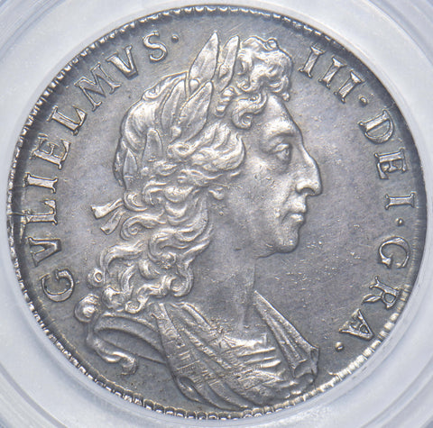 1698 Halfcrown (LCGS 75) - William III British Silver Coin - Superb