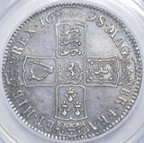 1698 Halfcrown (LCGS 75) - William III British Silver Coin - Superb