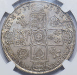 1715 Halfcrown (NGC AU 53) - George I British Silver Coin - Very Nice