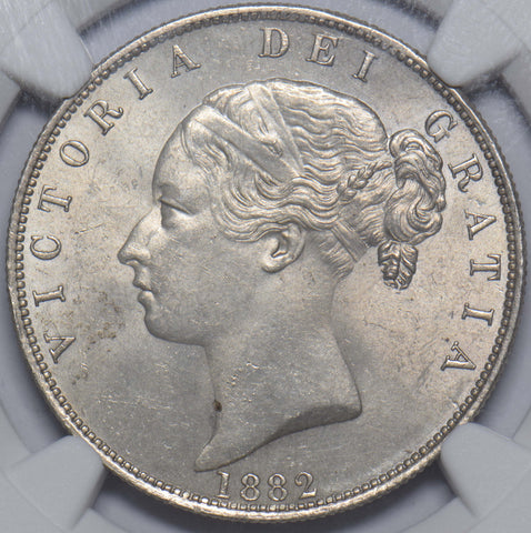 1882 Halfcrown (NGC MS 63) - Victoria British Silver Coin - Superb