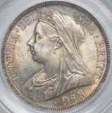 1897 Halfcrown (CGS UNC 80) - Victoria British Silver Coin - Superb
