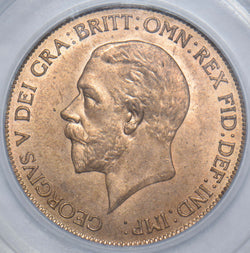 1930 Penny (CGS 80) - George V British Bronze Coin - Superb