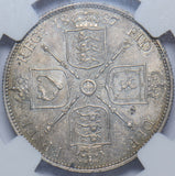 1887 Florin (NGC MS 62) - Victoria British Silver Coin - Superb