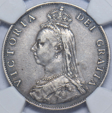 1887 Florin (NGC VF 35) - Victoria British Silver Coin - Nice