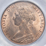 1862 Halfpenny (CGS UNC 82) - Victoria British Bronze Coin - Superb