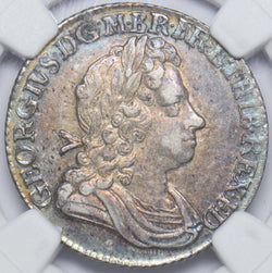 1723 Shilling (NGC AU 53) - George I British Silver Coin - Very Nice