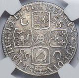1723 Shilling (NGC AU Details) - George I British Silver Coin - Very Nice