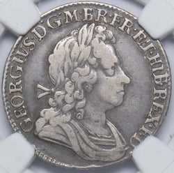 1723 Shilling (NGC VF 25) - George I British Silver Coin - Nice