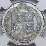1887 Shilling (NGC MS 61) - Victoria British Silver Coin - Superb