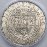 1893 Shilling (CGS UNC 82) - Victoria British Silver Coin - Superb