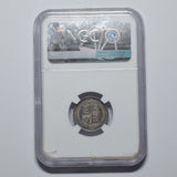 1887 Sixpence (NGC MS 62) - Victoria British Silver Coin - Superb