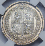 1887 Sixpence (NGC MS 61 R Over I) - Victoria British Silver Coin - Very Nice