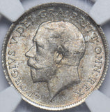 1917 Sixpence (NGC MS 65) - George V British Silver Coin - Superb