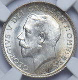 1917 Sixpence (NGC MS 65) - George V British Silver Coin - Superb