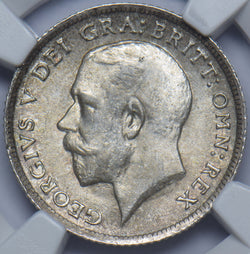 1918 Sixpence (NGC MS 64) - George V British Silver Coin - Superb