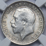 1918 Sixpence (NGC MS 64) - George V British Silver Coin - Superb