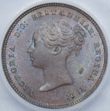 1851 Half Farthing (CGS UNC 82) - Victoria British Copper Coin - Superb