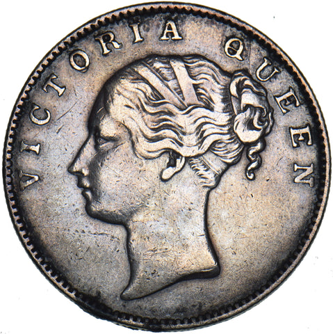 1840 India Rupee - Victoria Silver Coin - Nice