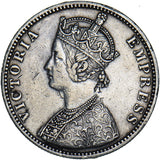 1886 India Rupee - Victoria Silver Coin - Nice
