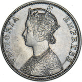 1901 India Rupee - Victoria Silver Coin - Nice