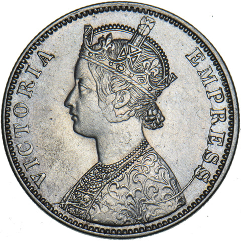 1901 India Rupee - Victoria Silver Coin - Nice