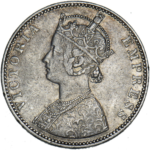 1901 India Rupee - Victoria Silver Coin - Nice