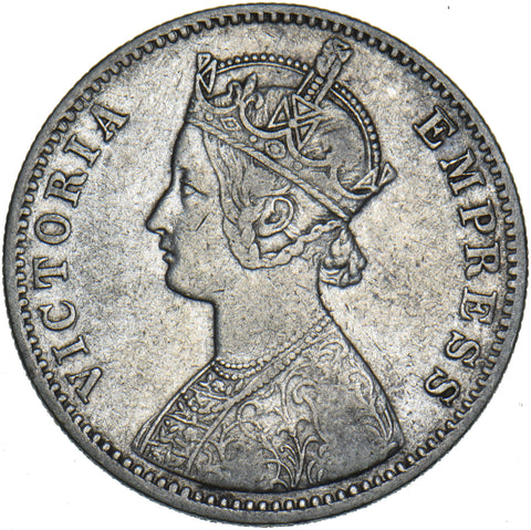 1901 India Rupee - Victoria Silver Coin - Nice