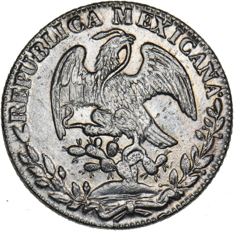 1838 Mexico 8 Reales (Go PJ) - Silver Coin - Very Nice