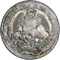 1840 Mexico 8 Reales (Zs OM) - Silver Coin - Very Nice