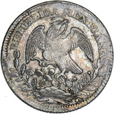 1840 Mexico 8 Reales (Zs OM) - Silver Coin - Very Nice