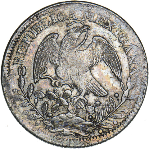 1840 Mexico 8 Reales (Zs OM) - Silver Coin - Very Nice