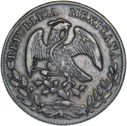 1857 Mexico 8 Reales (Mo GF) - Silver Coin - Nice