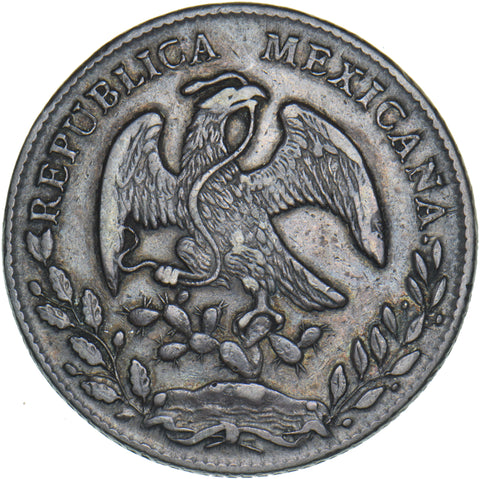 1857 Mexico 8 Reales (Mo GF) - Silver Coin - Nice