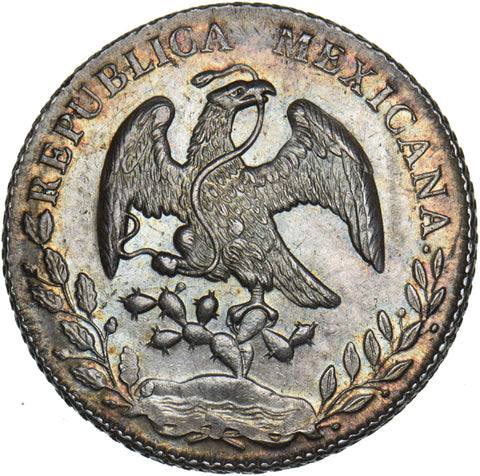 1882 Mexico 8 Reales (Mo MH) - Silver Coin - Superb
