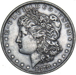 1878 Morgan Dollar - USA Silver Coin - Very Nice