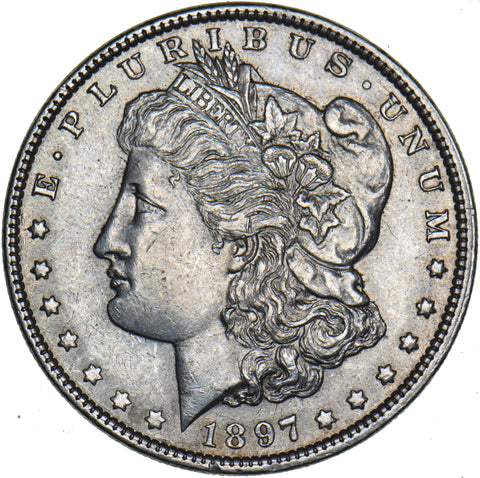 1897 Morgan Dollar - USA Silver Coin - Very Nice