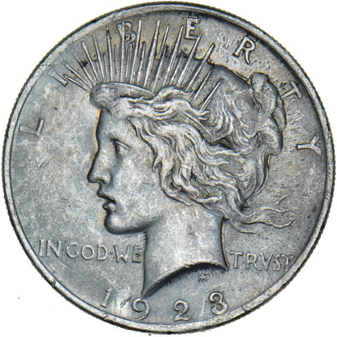 1923 Peace Dollar - USA Silver Coin - Very Nice