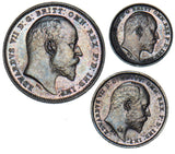 1905 Part Maundy Set - Edward VII British Silver Coins - Superb