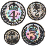 1953 Maundy Set - Elizabeth II British Silver Coins - Superb