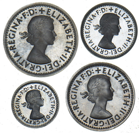 1976 Maundy Set - Elizabeth II British Silver Coins - Superb