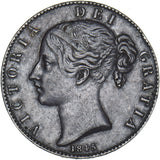 1845 Crown - Victoria British Silver Coin - Nice