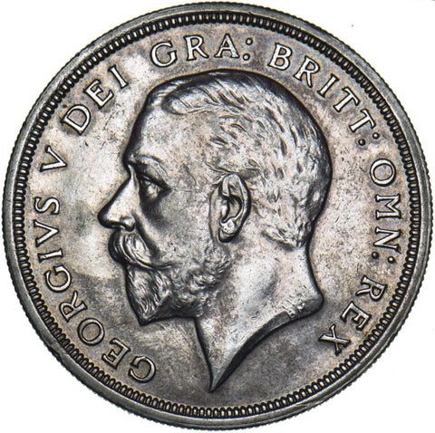 1931 Wreath Crown - George V British Silver Coin - Very Nice