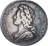 1731 Halfcrown - George II British Silver Coin - Nice