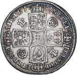 1731 Halfcrown - George II British Silver Coin - Nice