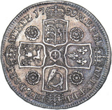 1739 Halfcrown - George II British Silver Coin - Nice