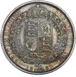 1887 Halfcrown - Victoria British Silver Coin - Very Nice