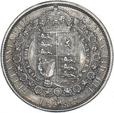 1887 Halfcrown - Victoria British Silver Coin - Very Nice